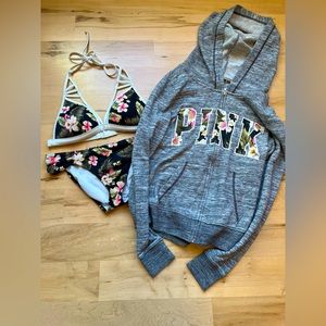 Bikini and hoodie set